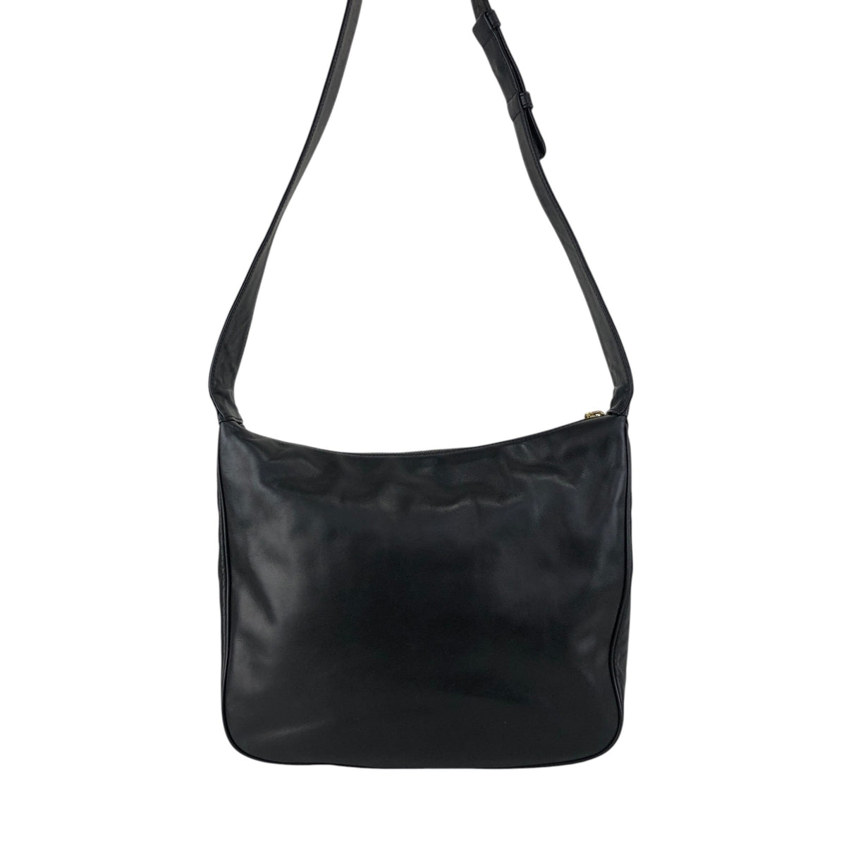 CELINE Circle Logo Shoulder bag Black Vintage mkxe53