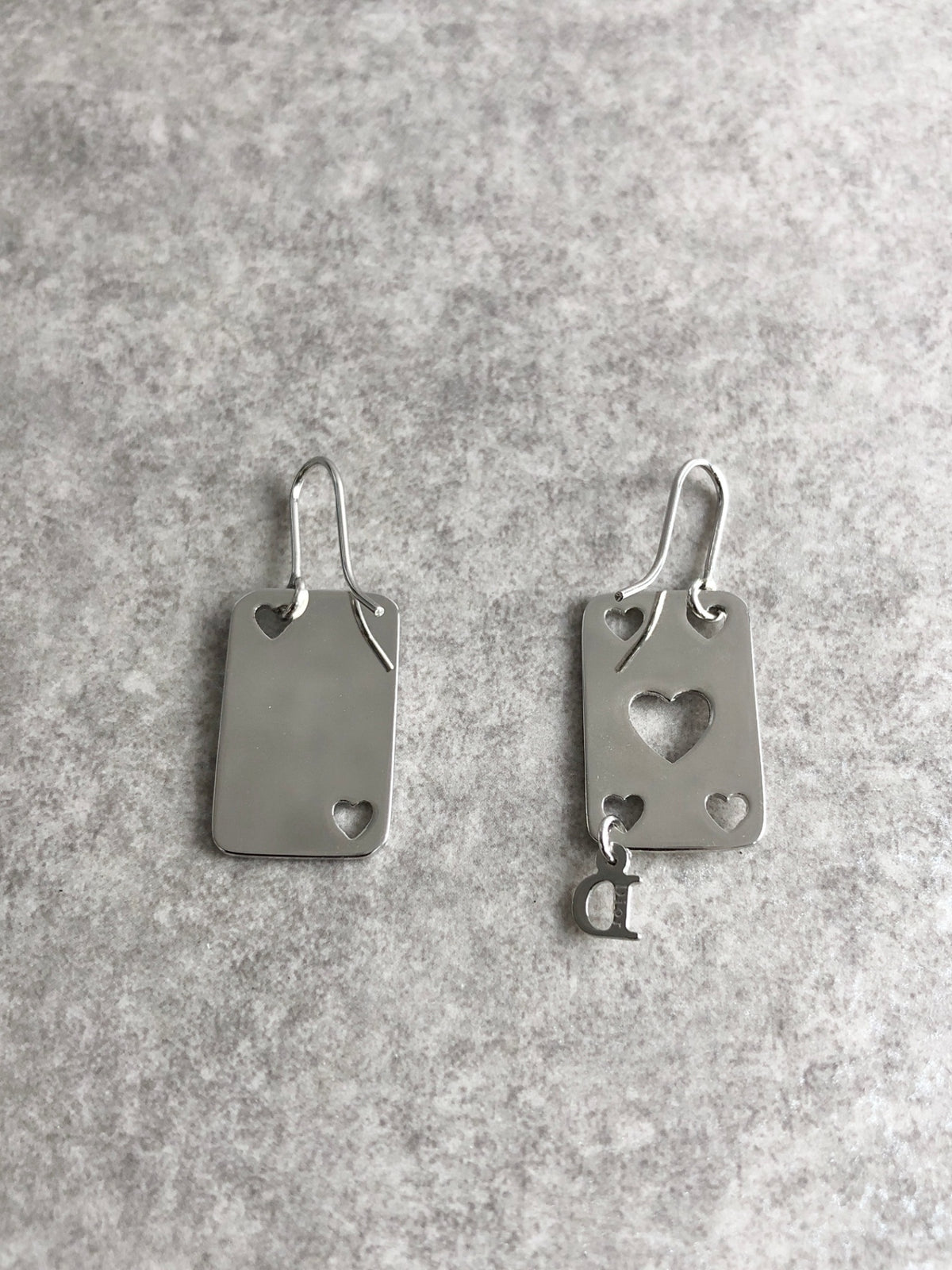 Christian Dior Pierced Silver Vintage i6xys2