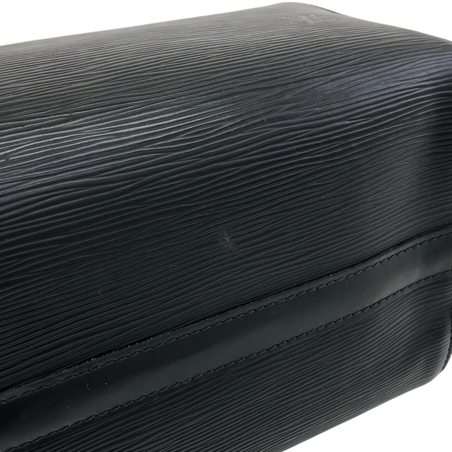 LOUIS VUITTON Epi Small Boston bag Handbag Black Vintage abz8nz