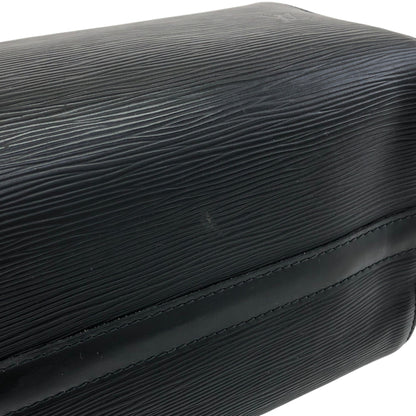 LOUIS VUITTON Epi Small Boston bag Handbag Black Vintage abz8nz