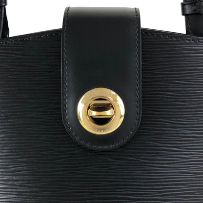 LOUIS VUITTON Epi Turn Lock Shoulder bag Black Vintage 7snrnp