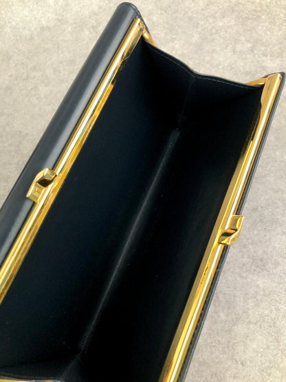 Cartier Long Wallet Black Vintage jwzwib