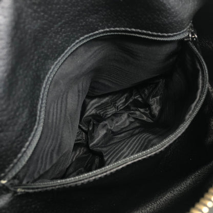CELINE Macadam Blason Two-way Boston bag Shoulder bag Black Vintage u3fgiw