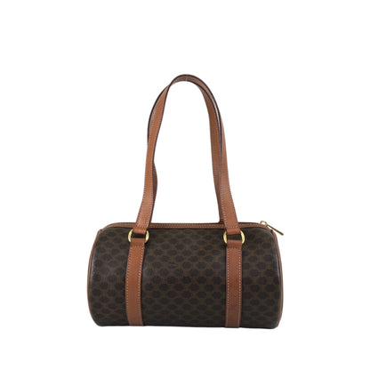 CELINE Macadam Blason Handbag Brown Vintage vph6bt