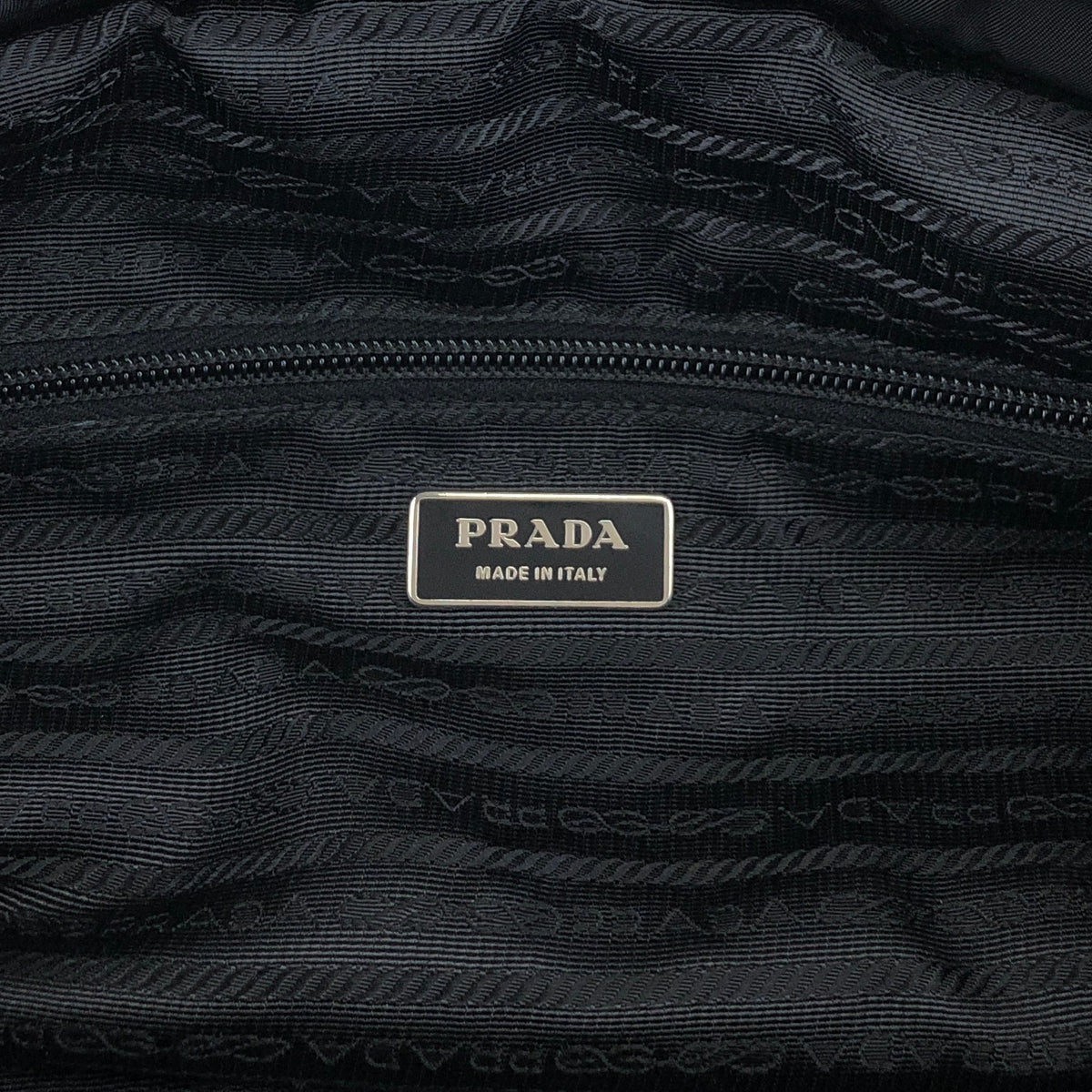 PRADA Tessuto Triangle Logo Two-way Totebag Shoulder bag Black Vintage zdgz8g