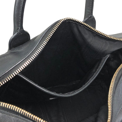 Yves Saint Laurent Two-way Handbag Shoulder bag Black Vintage 5fmarg