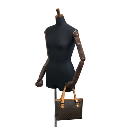 CELINE Macadam Handbag Totebag Brown Vintage v7jdmm