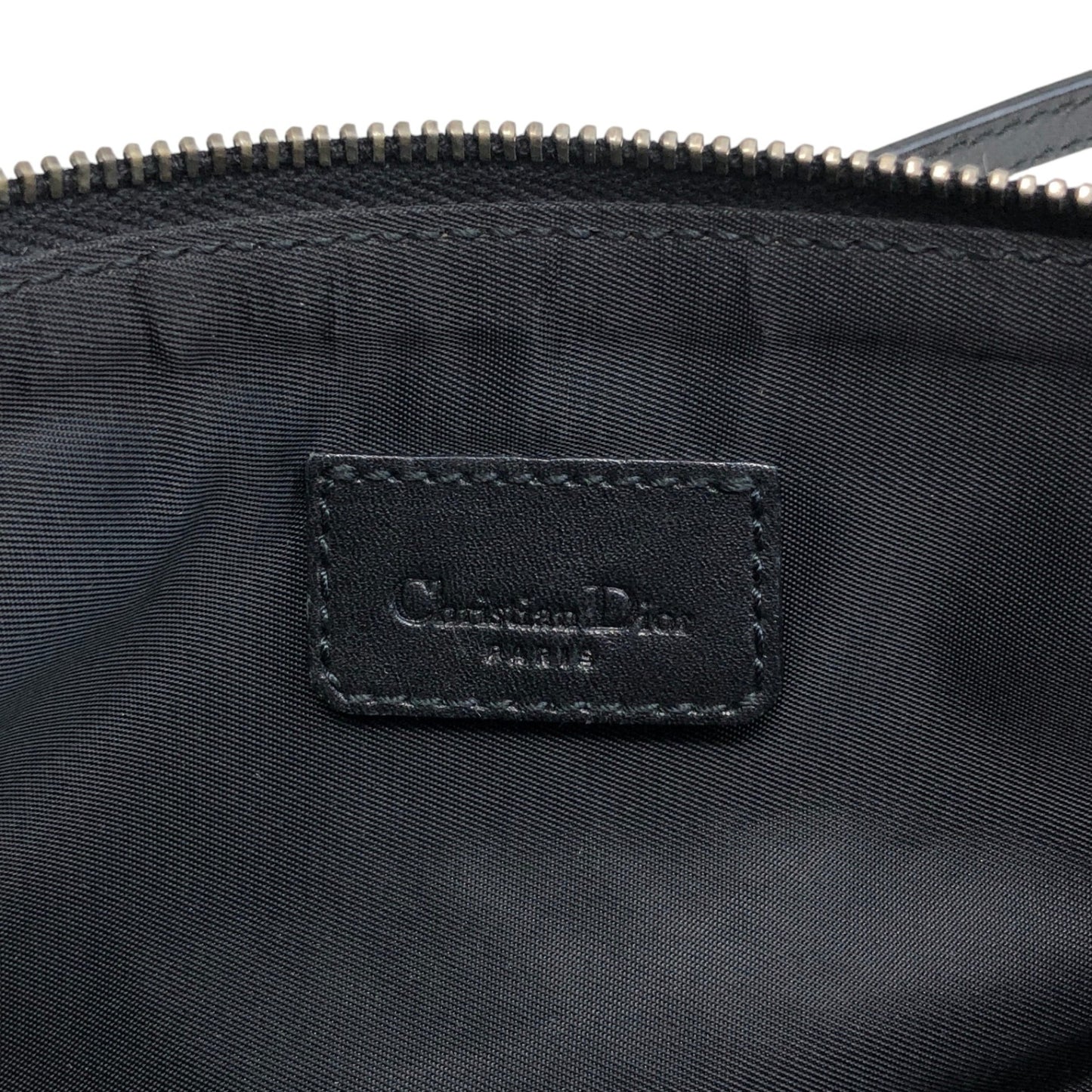 Christian Dior Trotter Shoulder bag Black Vintage gszuxb