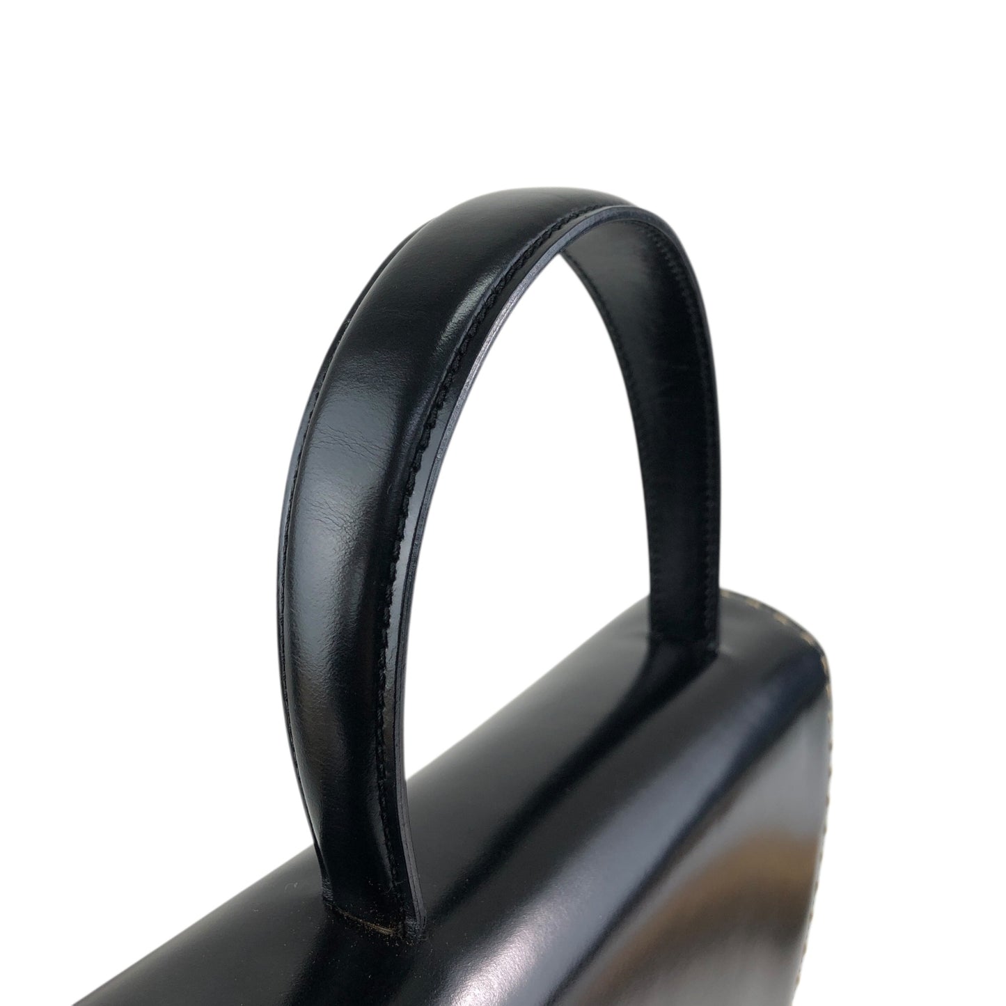 CELINE Starball Round Handbag Black Vintage 2ngrau