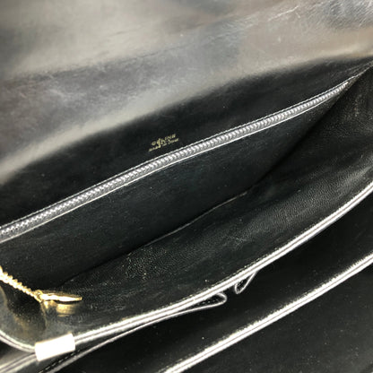CELINE Horse Carriage Shoulder bag Black Vintage rx5dkd