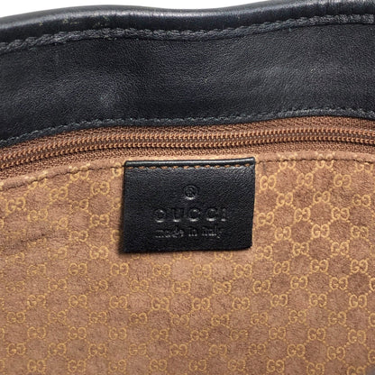 GUCCI Jackie Shoulder bag Black Vintage zv8n2e