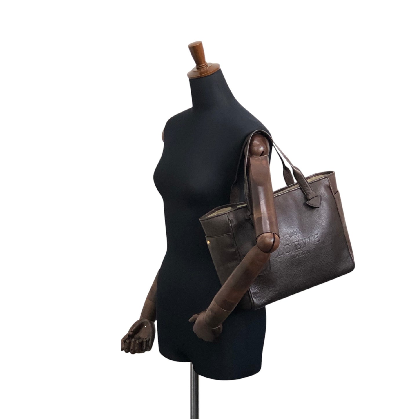LOEWE Logo Totebag Brown Vintage ewpmv3