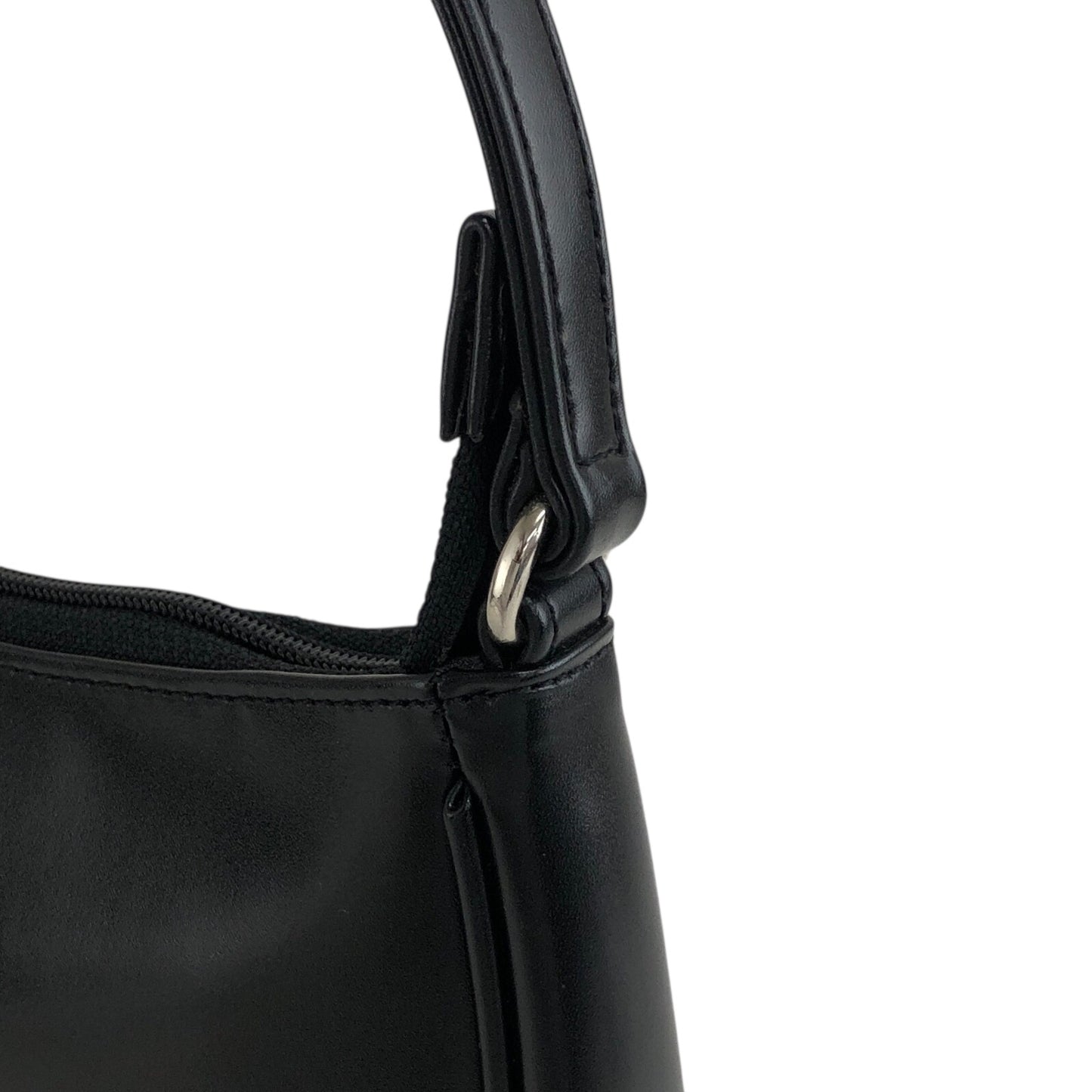 Yves Saint Laurent Logo Small Handbag Black Vintage bva8kv