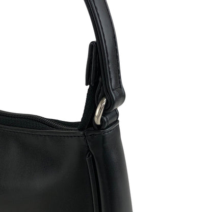 Yves Saint Laurent Logo Small Handbag Black Vintage bva8kv