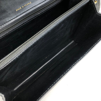 CELINE Horse Carriage Shoulder bag Black Vintage d66xv8