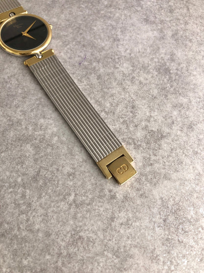 Christian Dior Quartz Watch Silver 3026 Vintage ac3s4v