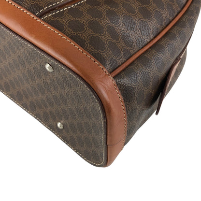 CELINE Macadam Blason Handbag Brown Vintage sw7bj6
