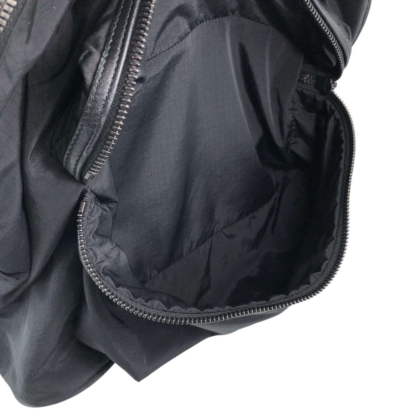 Yves Saint Laurent Logo Backpack Black Vintage 7tw3dp
