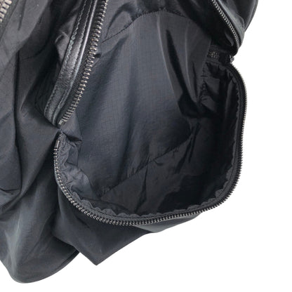 Yves Saint Laurent Logo Backpack Black Vintage 7tw3dp
