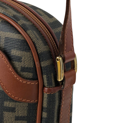 FENDI Zucca Logo Shoulder bag Brown Vintage ycr64x