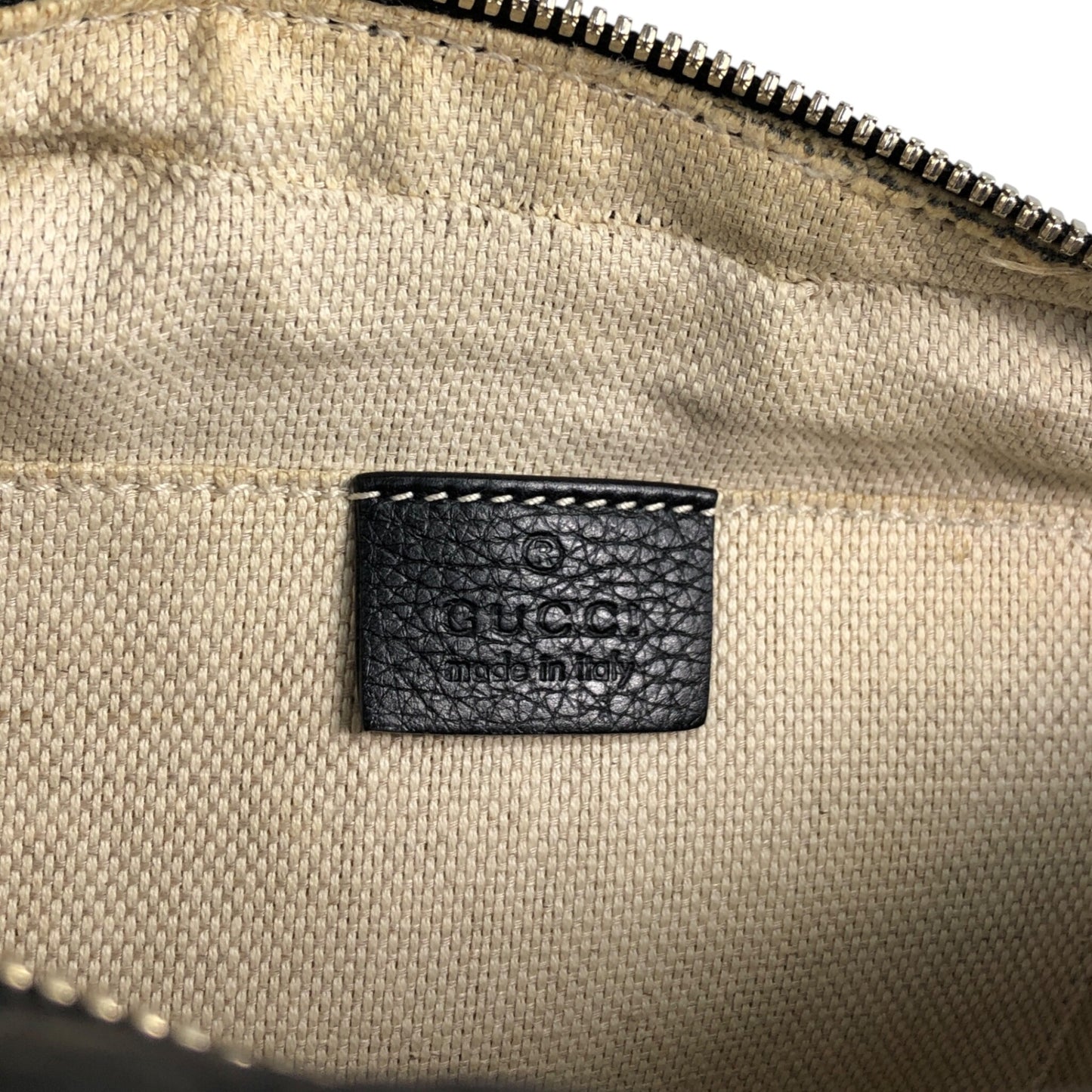 GUCCI Interlocking Tassel Crossbody Shoulder bag Black Vintage svpa7z