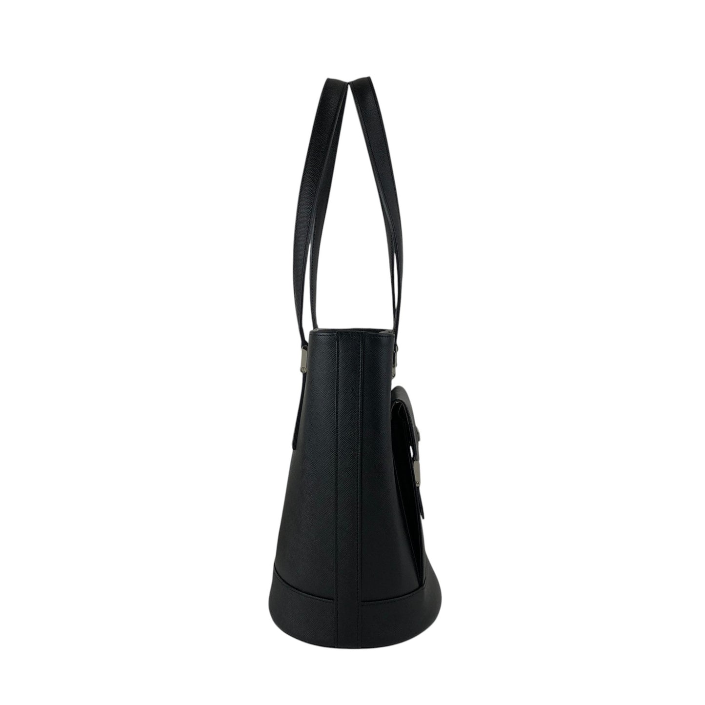 BURBERRY Logo Totebag Black Vintage ykuyii