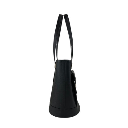 BURBERRY Logo Totebag Black Vintage ykuyii