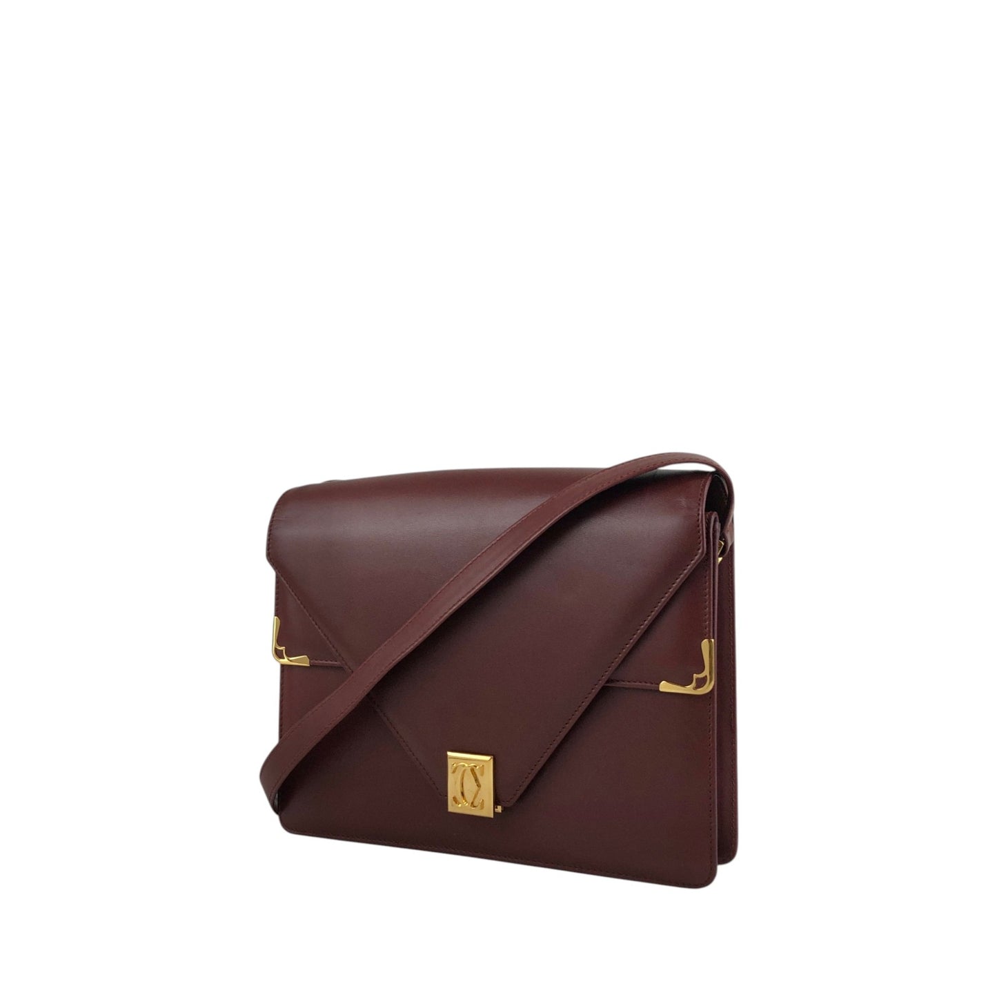 Cartier Shoulder bag Bordeaux Vintage 3m6y5t