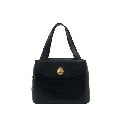 Christian Dior CD Logo Handbag Black Vintage zpkwmk