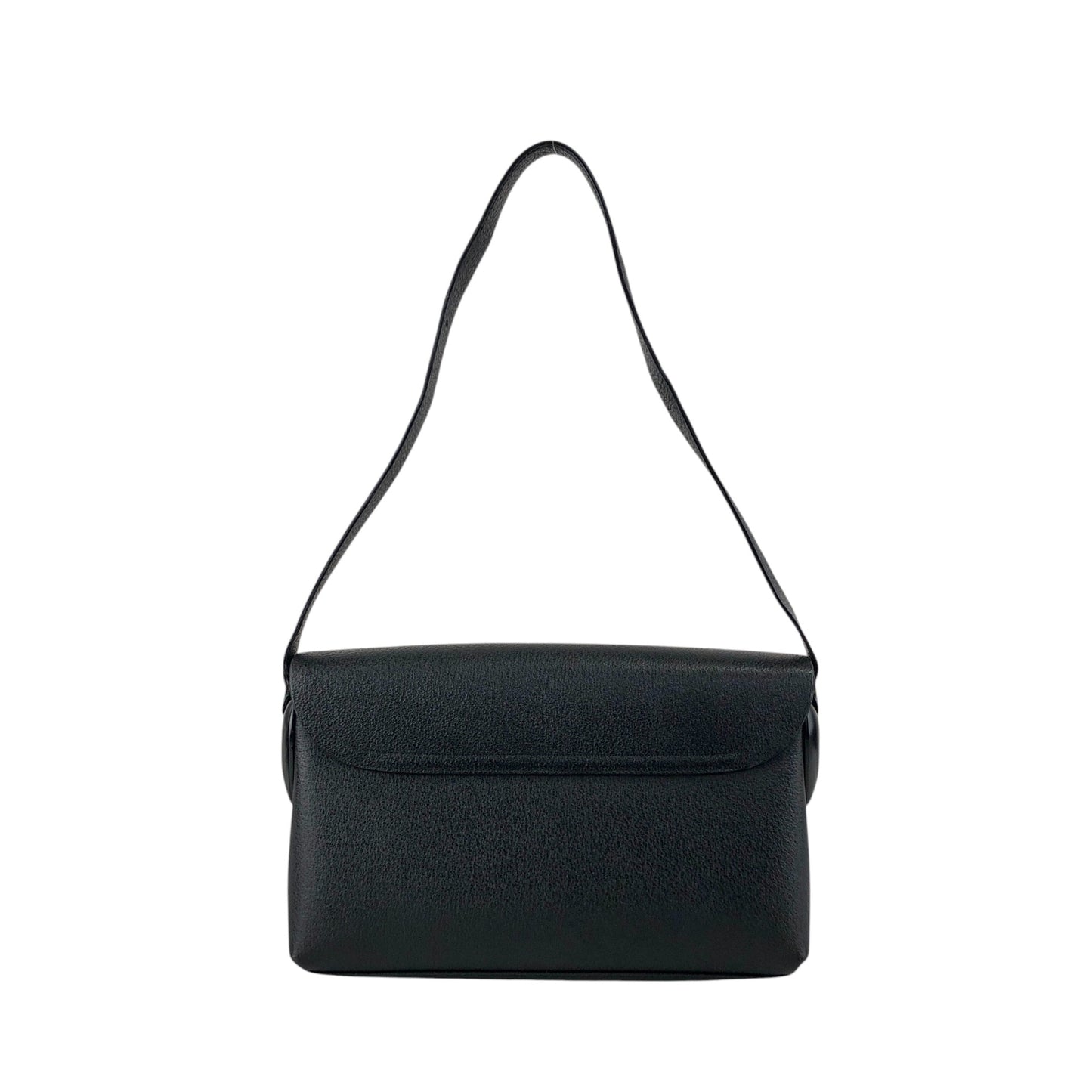 GUCCI Logo Shoulder bag Black Vintage 33amgr