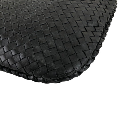 Bottega Veneta Intrecciato Shoulder bag Hobobag Black Vintage 8utm5a