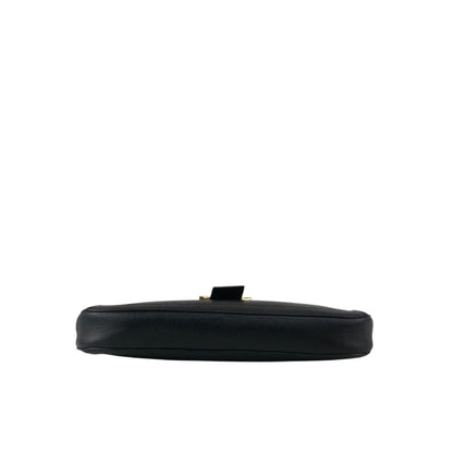 GUCCI G Motif Shoulder bag Black Vintage 3z62yh