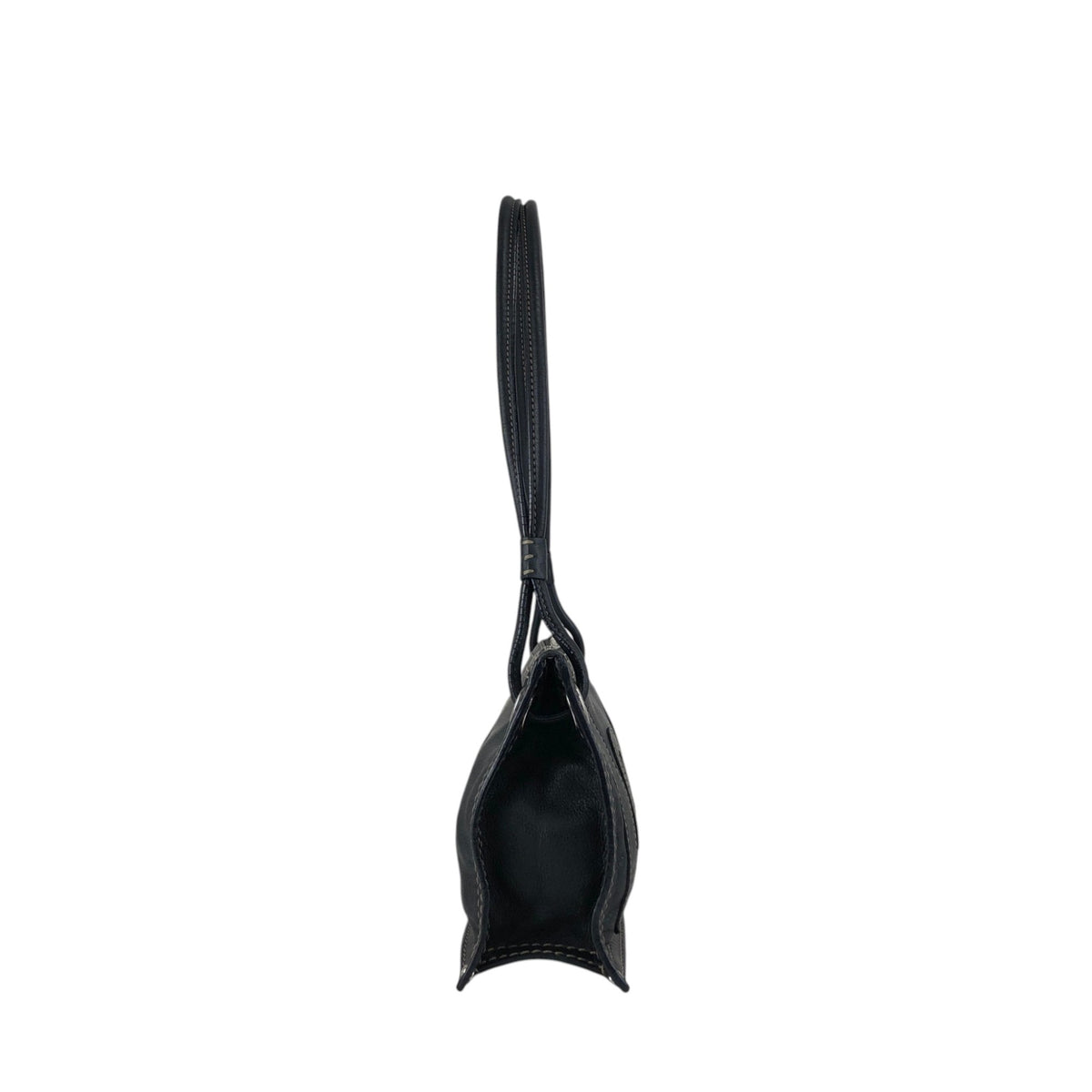 LOEWE Anagram Stitch Shoulder bag Black Vintage ugpzsh