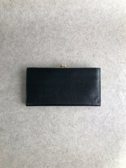 CELINE Circle Long Wallet Black Vintage eb8j2d