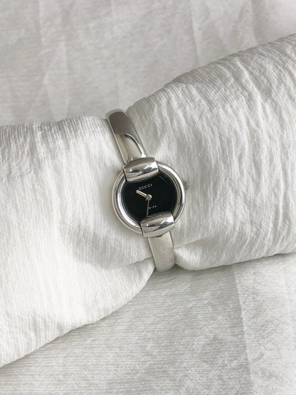 GUCCI Quartz Watch Silver 1400ＬVintage 8ruzxt