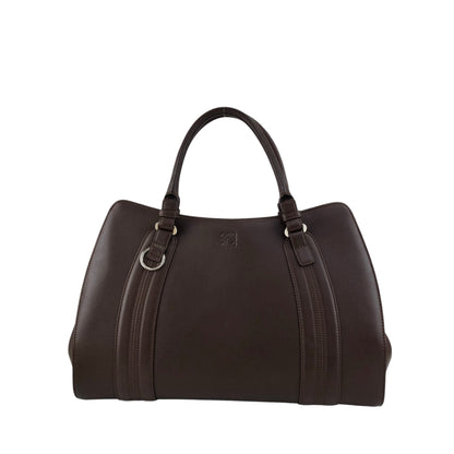 LOEWE Anagram Handbag Totebag Brown Vintage sr6m4v