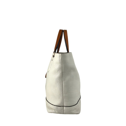 GUCCI Logo Totebag Ivory×Brown Vintage rc7r6c