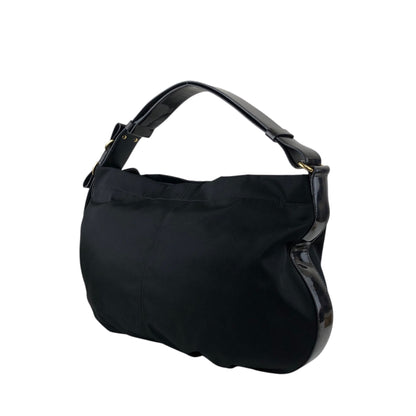 Salvatore Ferragamo Vala Ribbon Shoulder bag Black Vintage xwnsuw