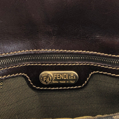 FENDI Zucca Handbag Brown Vintage 5pdvzg