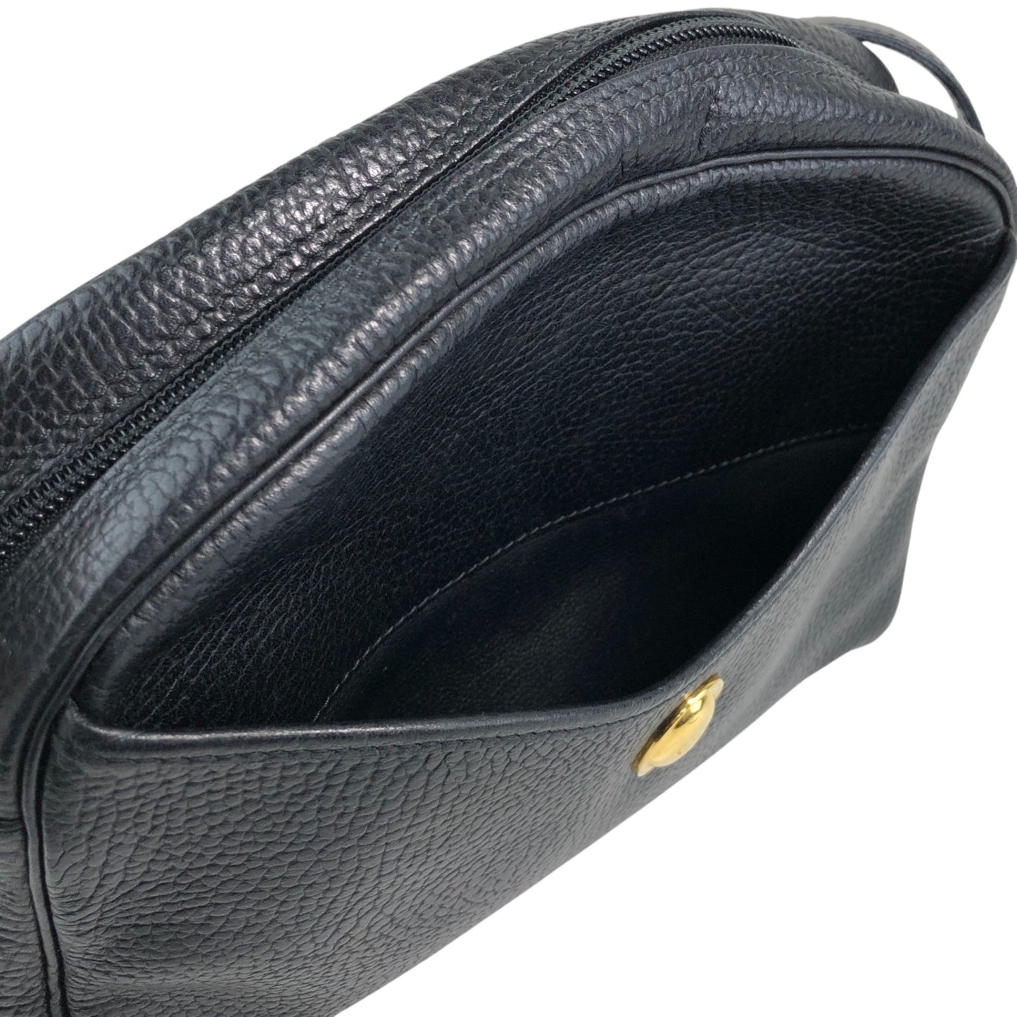 Christian Dior CD Logo Shoulder bag Black Vintage jrz6fp