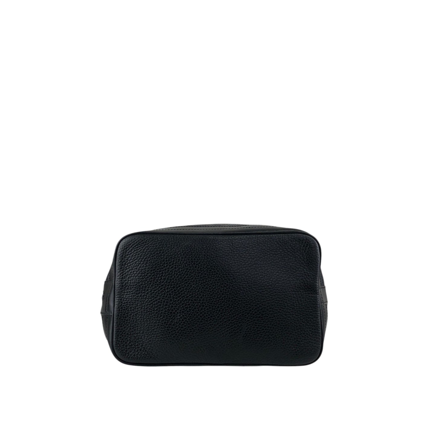 CELINE Blason Drawstring Shoulder bag Black Vintage 6uw6d7