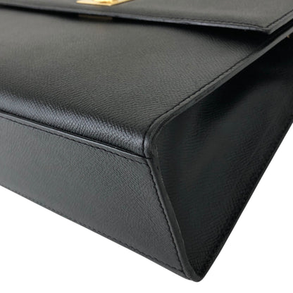 CELINE Turn Lock Shoulder bag Black Vintage ni6cxe