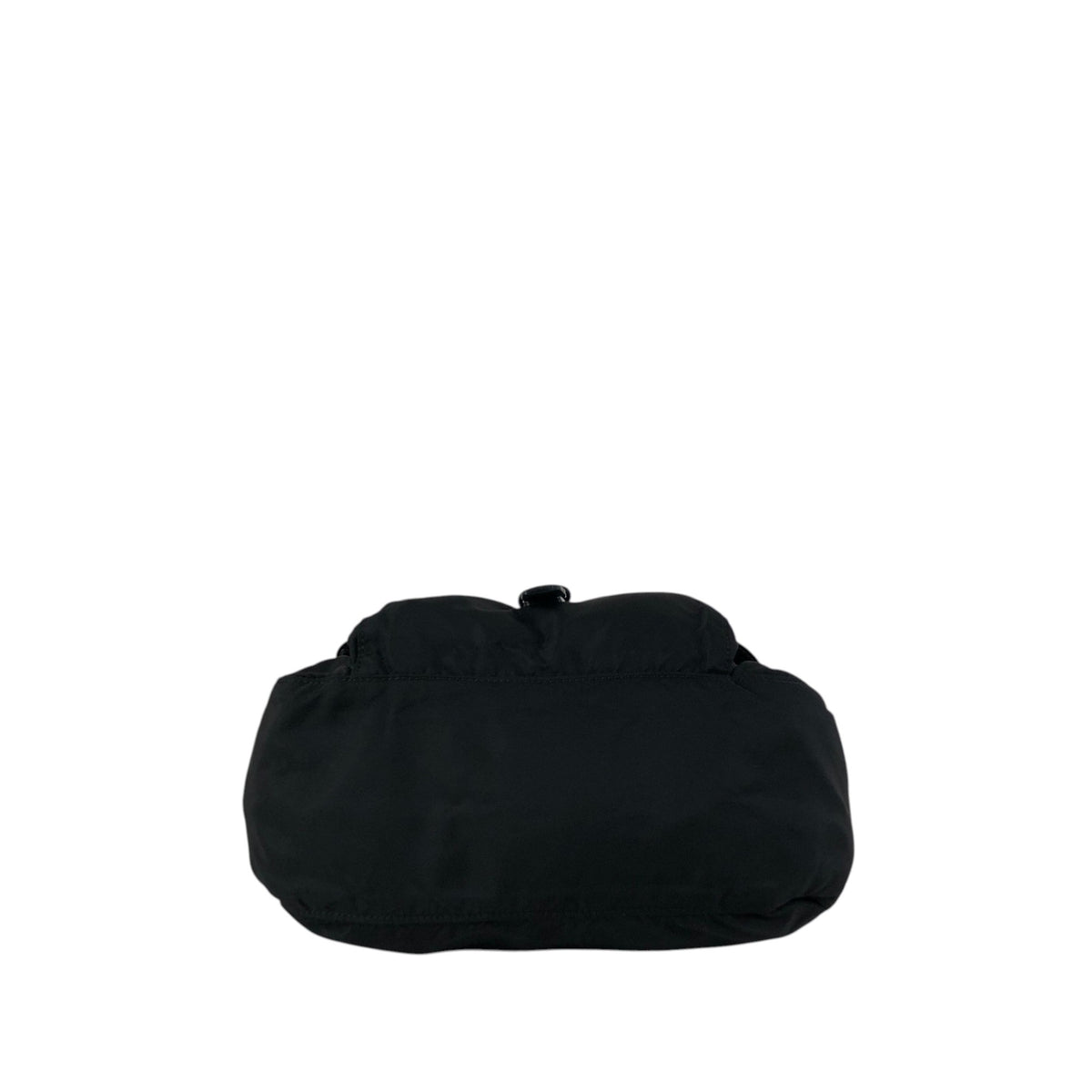 PRADA Tessuto Triangle Logo Shoulder bag Black Vintage p4wsch