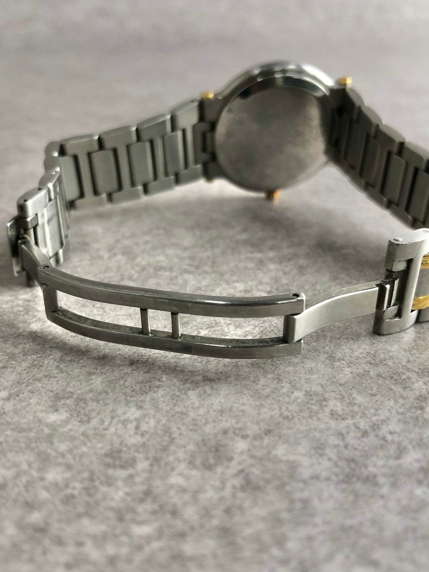 GUCCI Watch Silver×Gold 9000M Vintage tzfvjs
