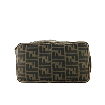FENDI Zucca Jacquard Handbag Totebag Brown Vintage zpceha