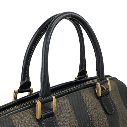 FENDI Pecan Two-way Small Boston bag Shoulder bag Brown×Black Vintage gyzceb