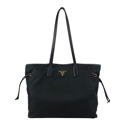 PRADA Logo Totebag Black Vintage 3h573h