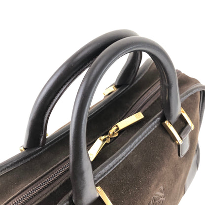 LOEWE Amazona28 Handbag Boston bag Brown Vintage 3s6cim