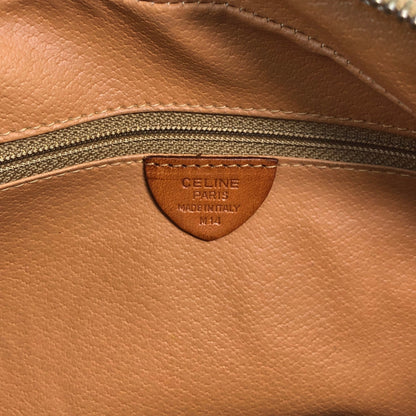 CELINE Macadam Blason Front Buckle Shoulder bag Brown Vintage n75n6t