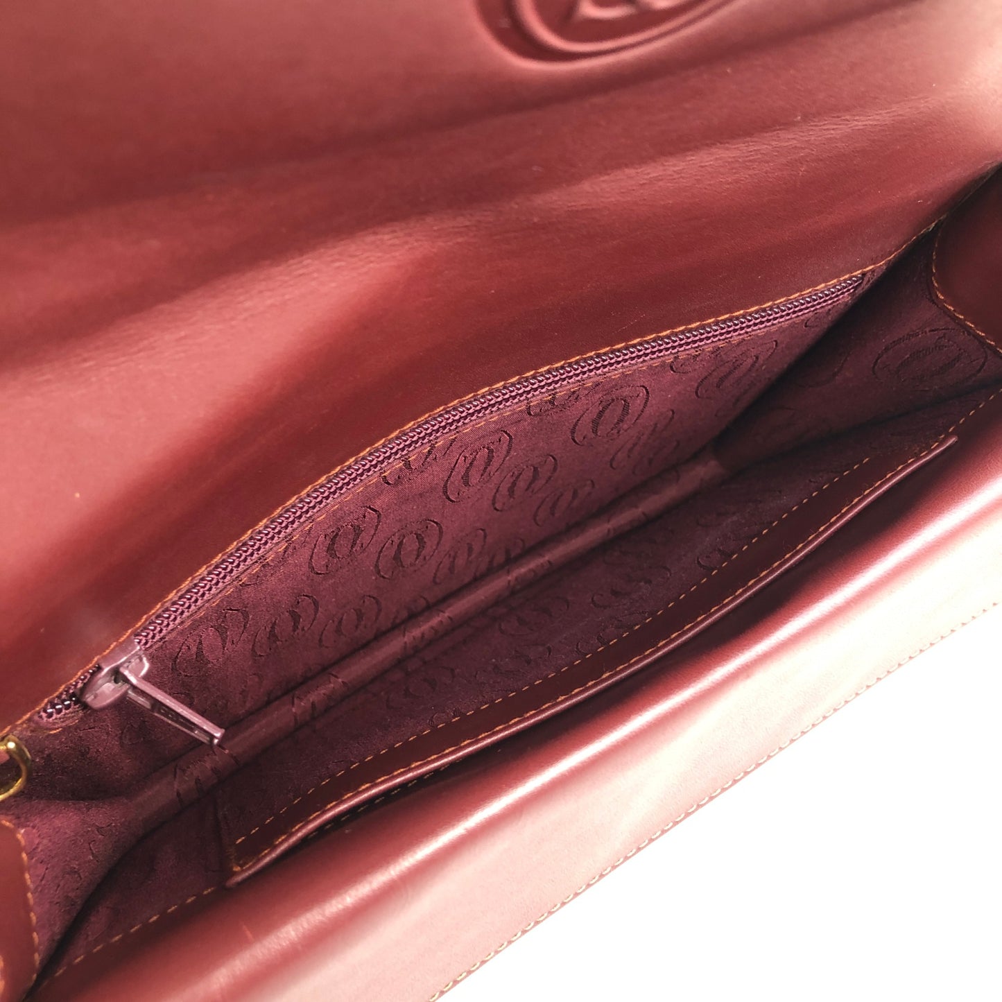 Cartier Shoulder bag Bordeaux Vintage r8tpmr